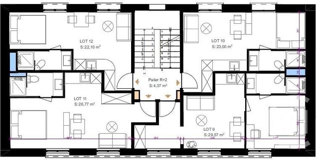 Appartement F1 à vendre - 1 pièce - 29.57 m2 - ST NAZAIRE - 44 - PAYS-DE-LOIRE - Century 21 By Ouest
