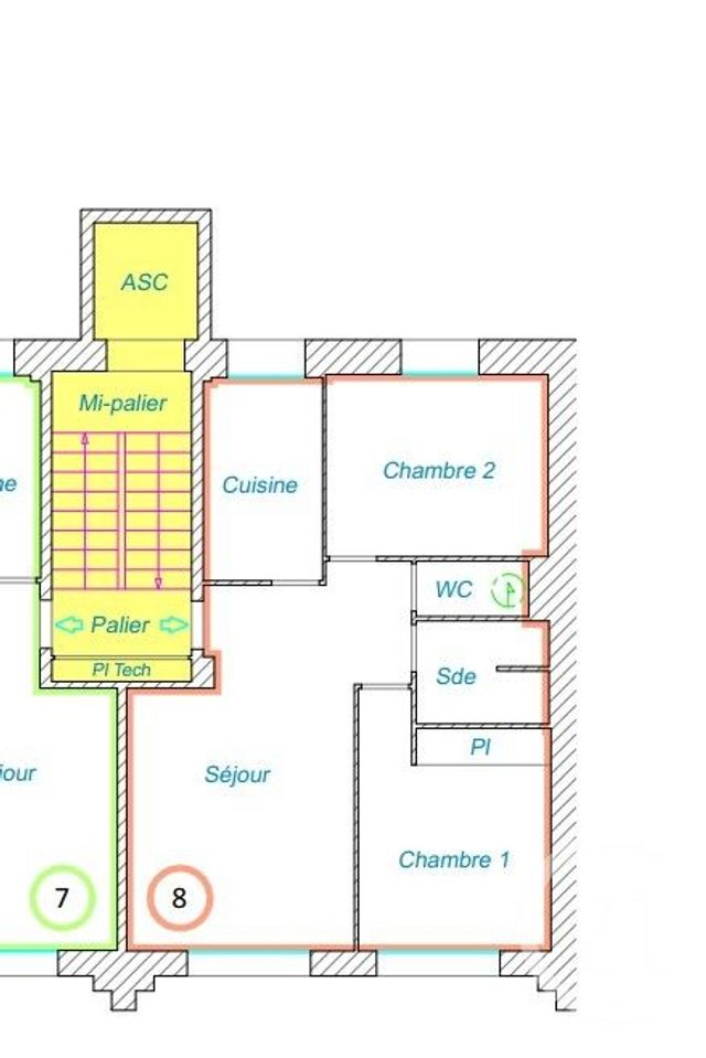Appartement F3 à vendre - 3 pièces - 49.72 m2 - ST NAZAIRE - 44 - PAYS-DE-LOIRE - Century 21 By Ouest