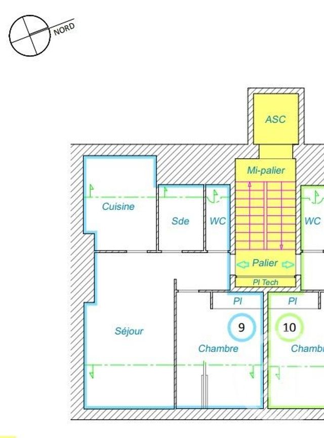 Appartement F3 à vendre - 3 pièces - 33.42 m2 - ST NAZAIRE - 44 - PAYS-DE-LOIRE - Century 21 By Ouest