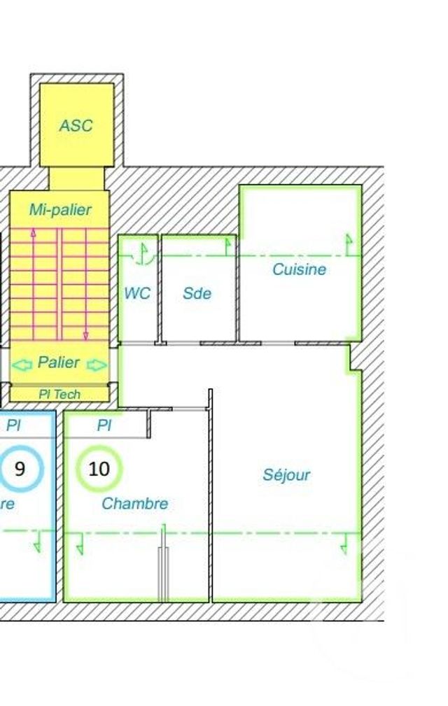 Appartement F3 à vendre - 3 pièces - 32.27 m2 - ST NAZAIRE - 44 - PAYS-DE-LOIRE - Century 21 By Ouest